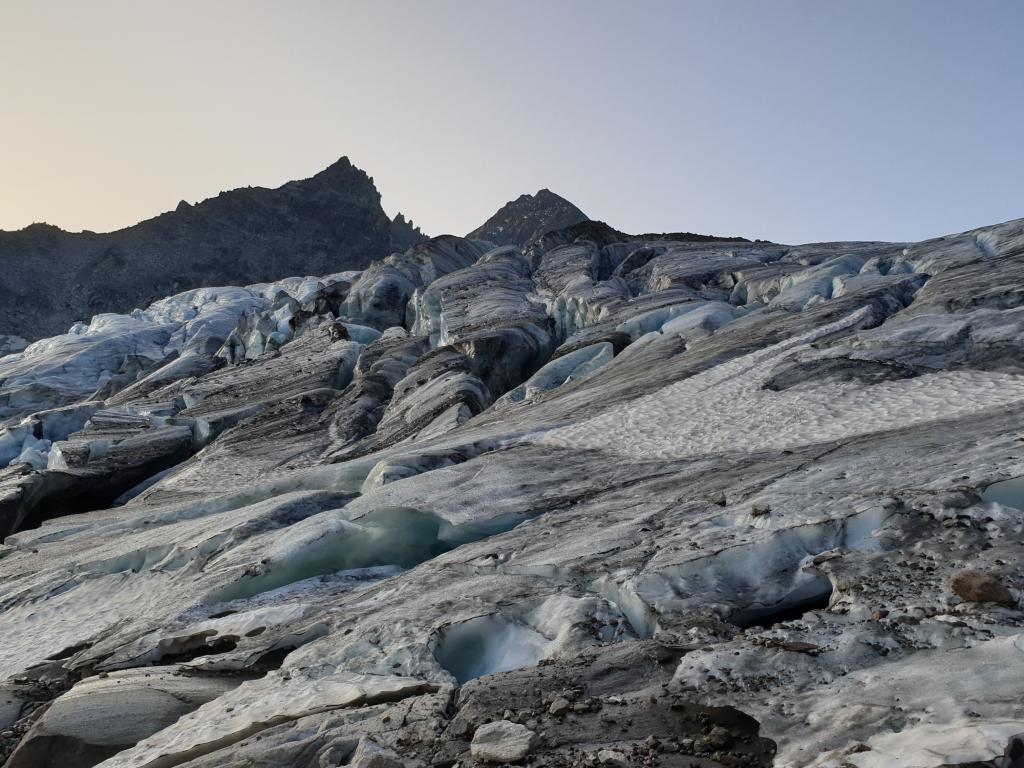 Gletscher am Silvrettahorn